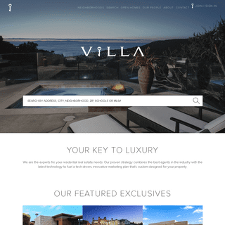 Villa Real Estate | The Key to Orange County Luxury Real Estate