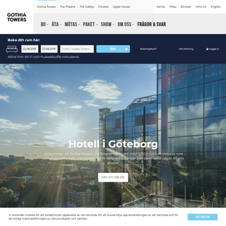 Gothia Towers Göteborg | Hotell, Möten & Restauranger