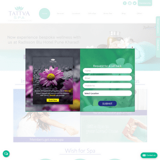 Best Spa Services Near You | Tattva Spa India's Largest Beauty & Wellness Chain