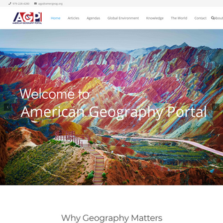 Home - American Geography Portal