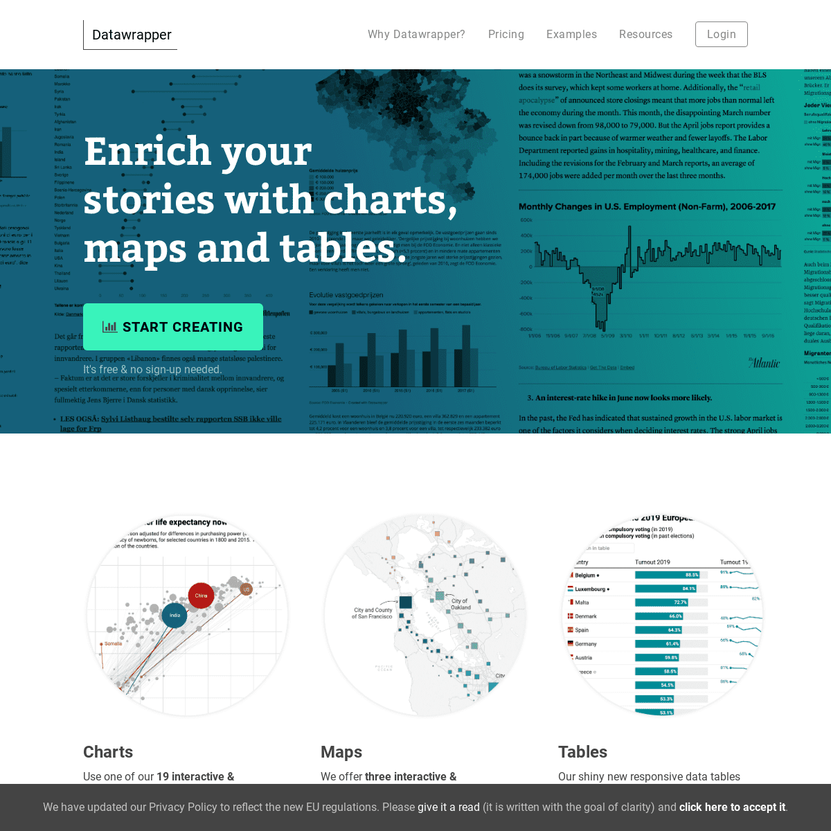 Create charts and maps with Datawrapper