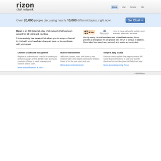 A complete backup of rizon.net