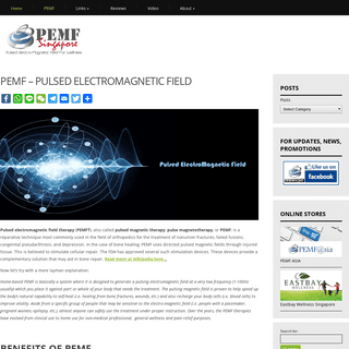 PEMF - Pulsed ElectroMagnetic Field - Pulsed ElectroMagnetic Field Singapore