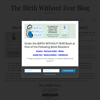 A complete backup of birthwithoutfearblog.com