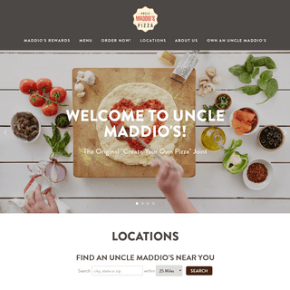 Uncle Maddio's Pizza, A Fresh Way to Experience Pizza, Salads and Foldwiches | Uncle Maddio's Pizza