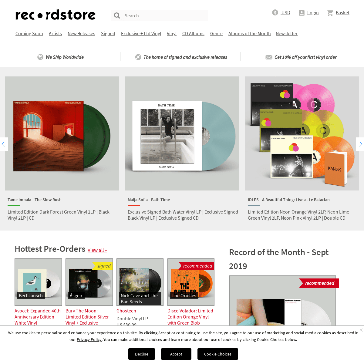 A complete backup of recordstore.co.uk