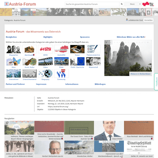 Austria-Forum - das Wissensnetz aus Ã–sterreich
