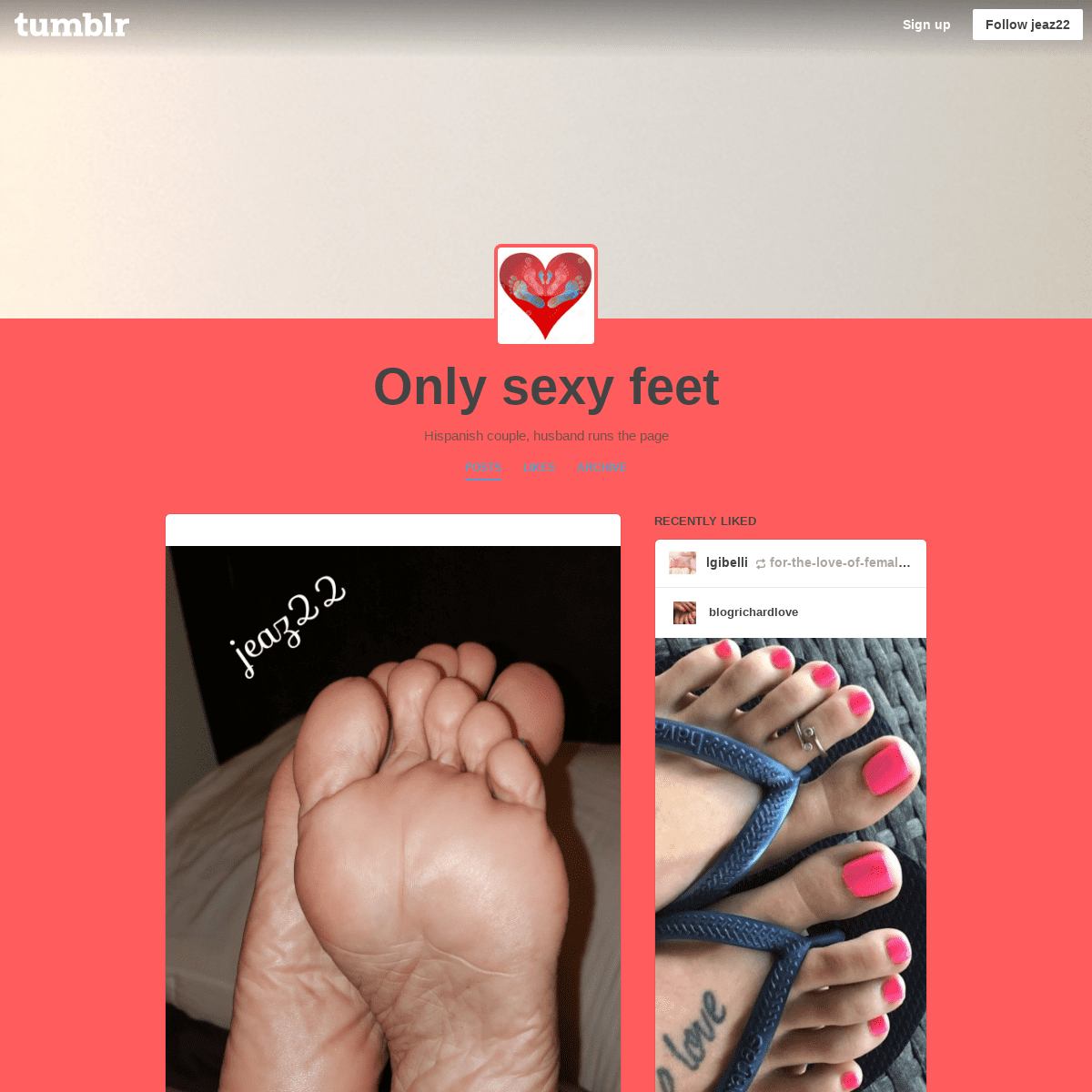 Only sexy feet