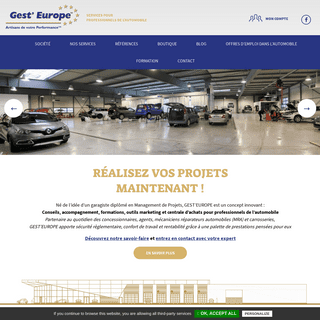 Spécialiste des services dédiés aux garages automobiles - Gest' Europe