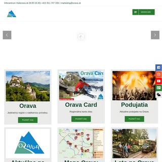Klaster Orava - Oblastná organizácia cestovného ruchu na Orave
