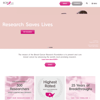 Breast Cancer Research Foundation | BCRF