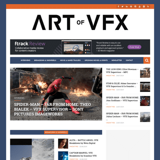 Home Page - The Art of VFXThe Art of VFX | Exclusive VFX Interviews & News