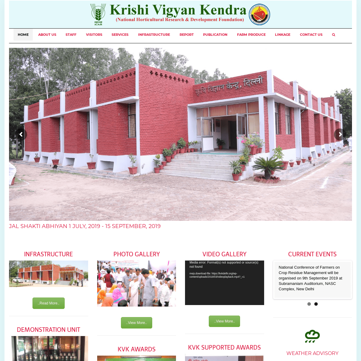 Krishi Vigyan Kendra – (National Horticultural Research &Development Foundation)