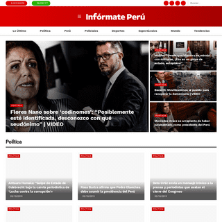 INFÓRMATE PERÚ | Noticias del Perú y el mundo | Siempre informando