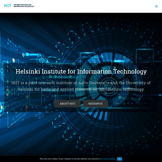 Helsinki Institute for Information Technology | HIIT