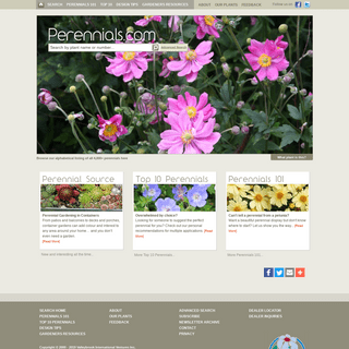 Welcome to Heritage Perennials – The internet's largest perennial plant database