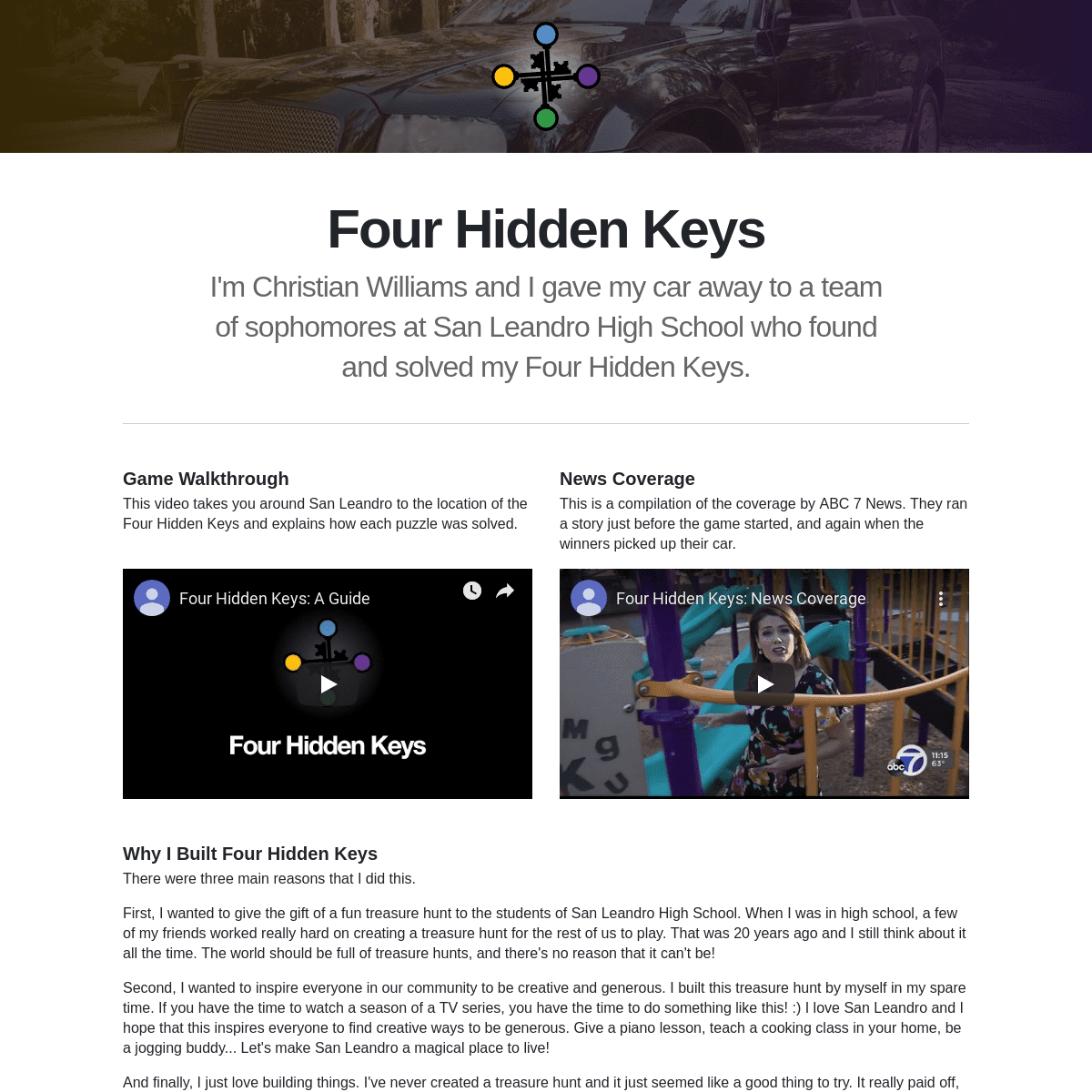 Four Hidden Keys