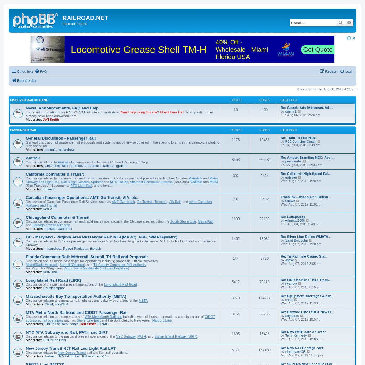 RAILROAD.NET - Index page