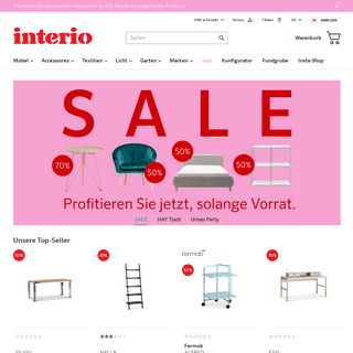 Interio | Ihr Möbelhaus für gutes Design zum besten Preis.