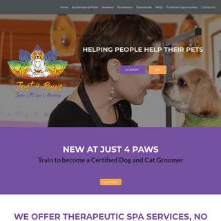 Just 4 Paws Pet Spa – Pet Grooming & Care