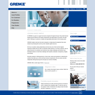 Welcome to GRENKE, your IT leasing specialist for small & medium sized companies :: GRENKE
