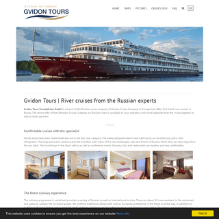 Gvidon Tours - Russiaâ€™s most excellent River Cruise Company â€“Â Gvidon Tours Kreuzfahrten