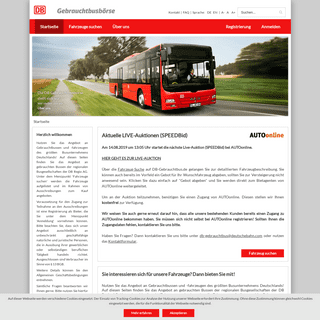 Startseite - DB Gebrauchtbus