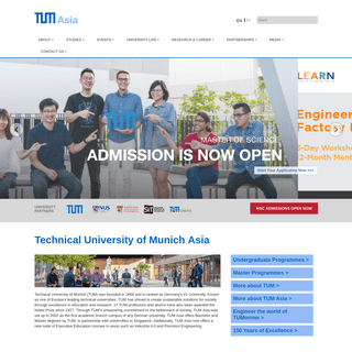 TUM Asia | Technical University of Munich Asia