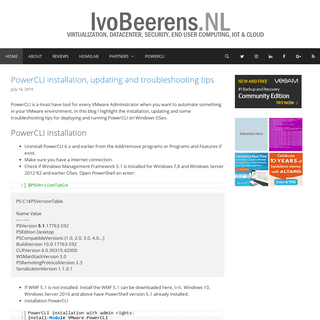 ivobeerens.nl - Blog about virtualization, data center, security, end user computing, IoT and cloud