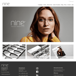 nine eyewear - Danish design - handcrafted in Japan