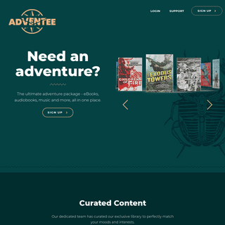 The ultimate adventure package - eBooks, audiobooks and more