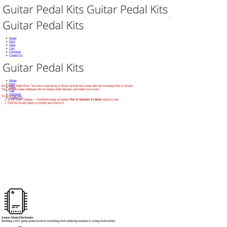 GUITAR PEDAL KITS | All-In-One DIY Guitar Pedals