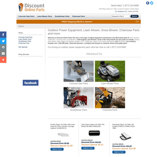 Lawn mower, snow blower, and chainsaw parts deals - Discount Online Parts