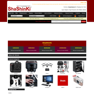 ShaShinKi Malaysia First & Largest Online Camera Shop | BUY SELL New & Used Camera