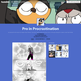 Pro in Procrastination