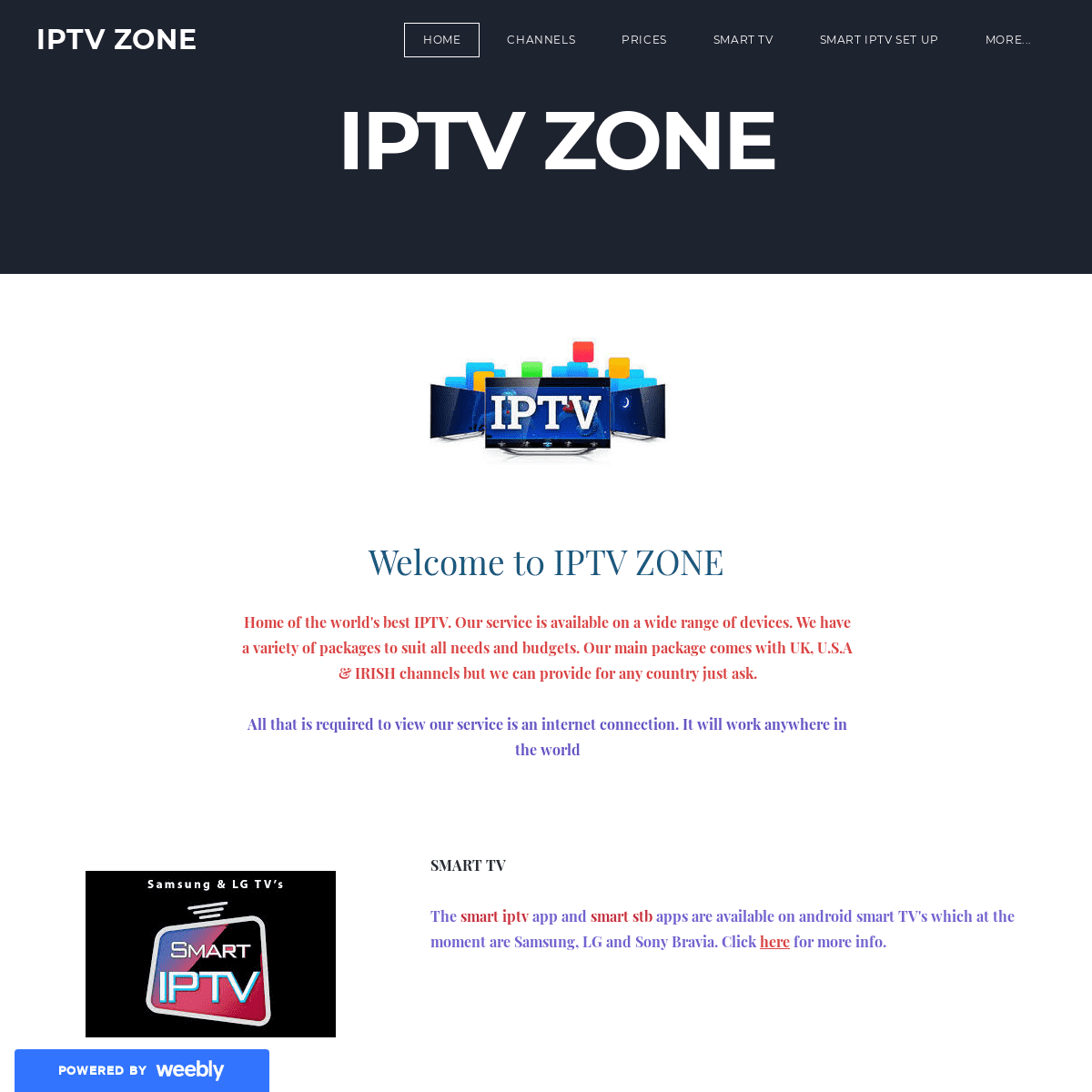 IPTV ZONE - HOME