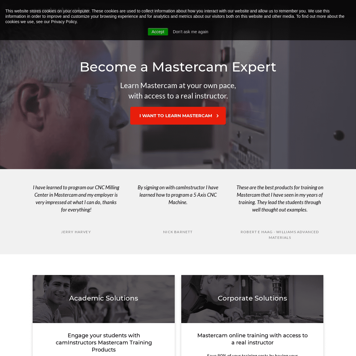 Mastercam Training - Online Courses and Books - CamInstructor