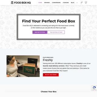 Food Box HQ - In-Depth Meal Delivery Service Reviews
