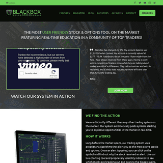 Black Box Stocks - The Most User Friendly Stock Trading Software Available.