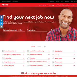 A complete backup of adecco.ca