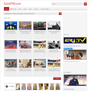 EastAFRO.com - Eritrea Television (ERi-TV), Eritrea News, Eritrea Movie, Eritrea Music