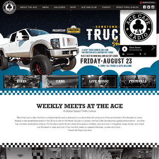 Home Page | Ace Cafe USA. Bikers, Rock 'n Roll, Dining & Rocker 