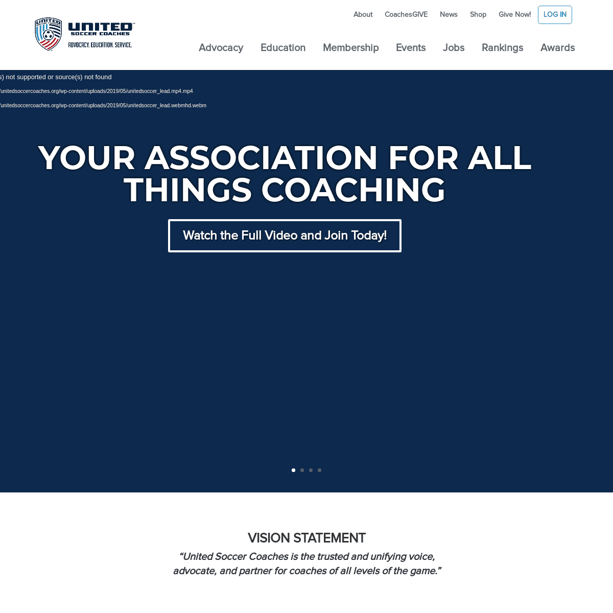 United Soccer Coaches | Uniting Coaches Around the Love of the Game.