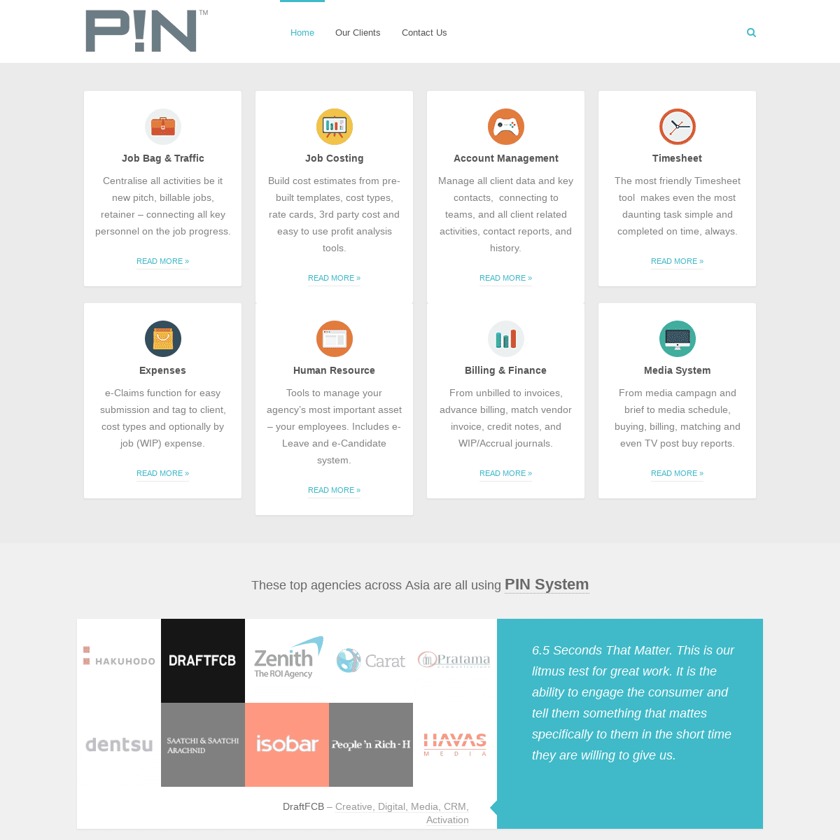 PIN System | Empowering advertising and media agencies