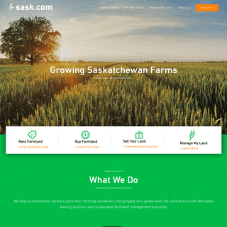 Saskatchewan Farmland - Rent, Buy or Sell - Sask.com