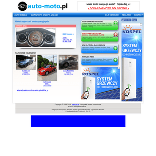 auto-moto.pl - bezpłatne ogłoszenia motoryzacyjne