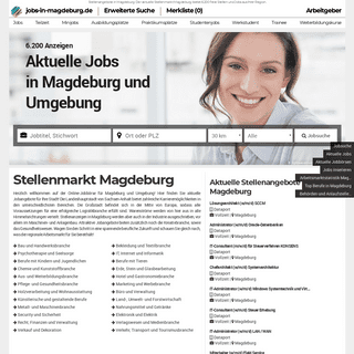 Jobs Magdeburg, Stellenanzeigen Magdeburg | Stellenmarkt Magdeburg