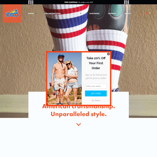 SOCCO® | Comfortable, groovy socks with that old school athletic feel