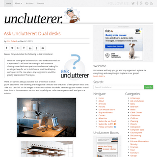 Unclutterer - Daily tips and news on organizing and tidying up your home and office.