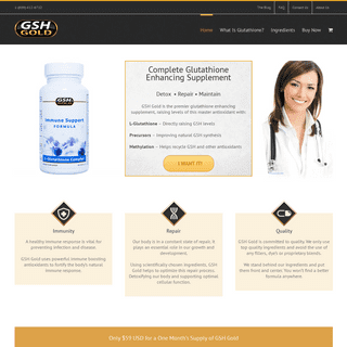 GSH Gold – GSH Gold Is The Gold Standard in Glutathione Supplements